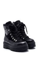 Women's Leather High Sole Boots | Derimod