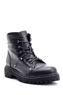 Women's Lace-up Leather Boots | Derimod