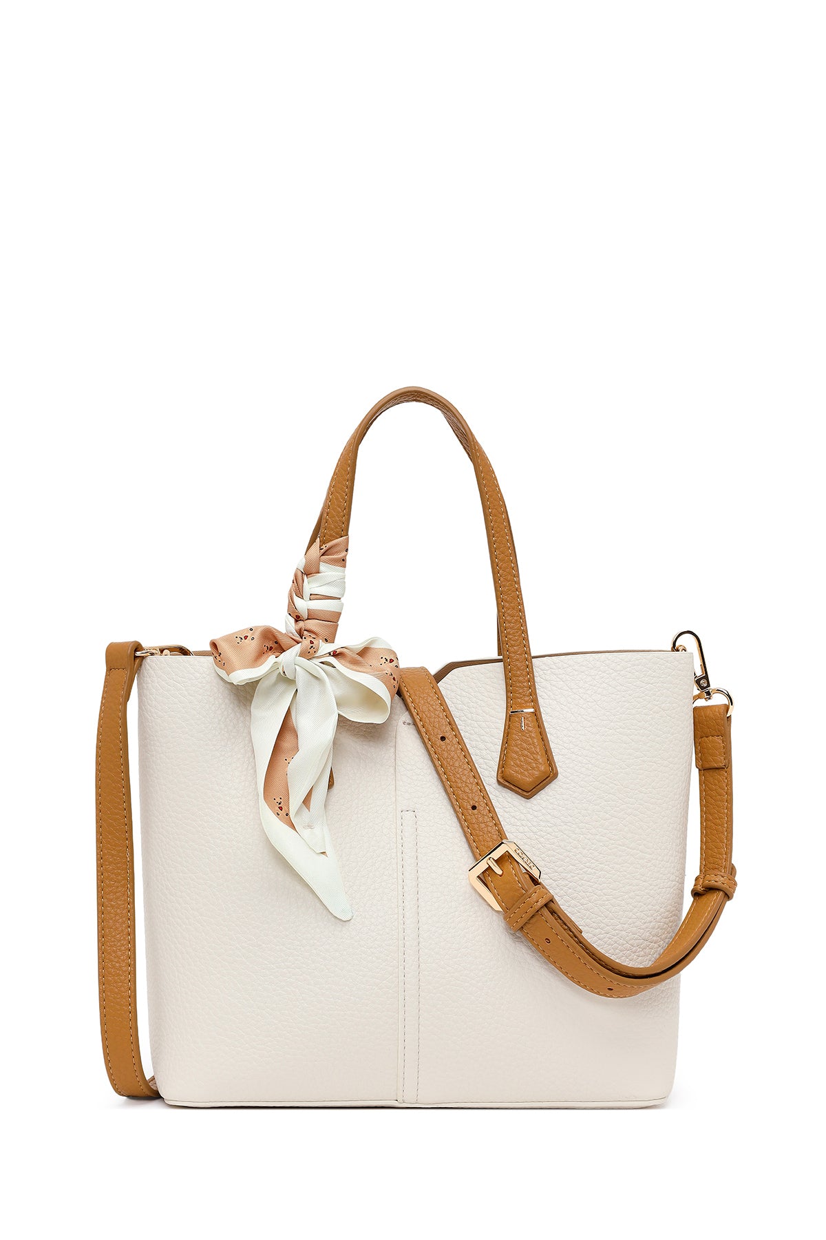 Woman Cream Long-Strap Shoulder Bag 26SBD2842FT | Derimod