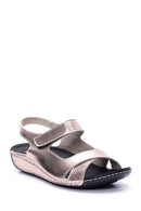 Women's Gold Comfort Sandals | Derimod