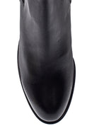 Women's Leather Short Heeled Boots | Derimod