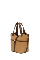 Woman Dark Beige Long Strap Classic Shoulder Bag | Derimod