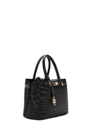 Woman Black Long Strap Printed Shoulder Bag | Derimod