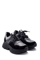 Kadın Deri  Süet Deyatlı Sneaker | Derimod