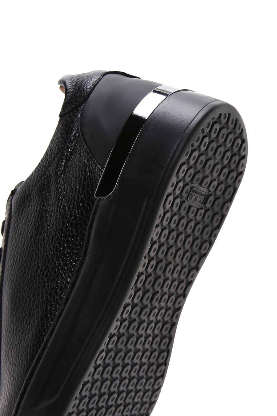 Men's Black Leather Sneaker
