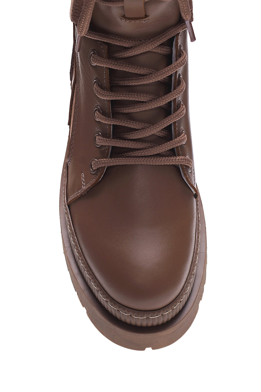 Women's Leather Thick Soled Boots