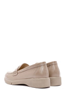 Women's Mink Leather Comfort Loafer | Derimod