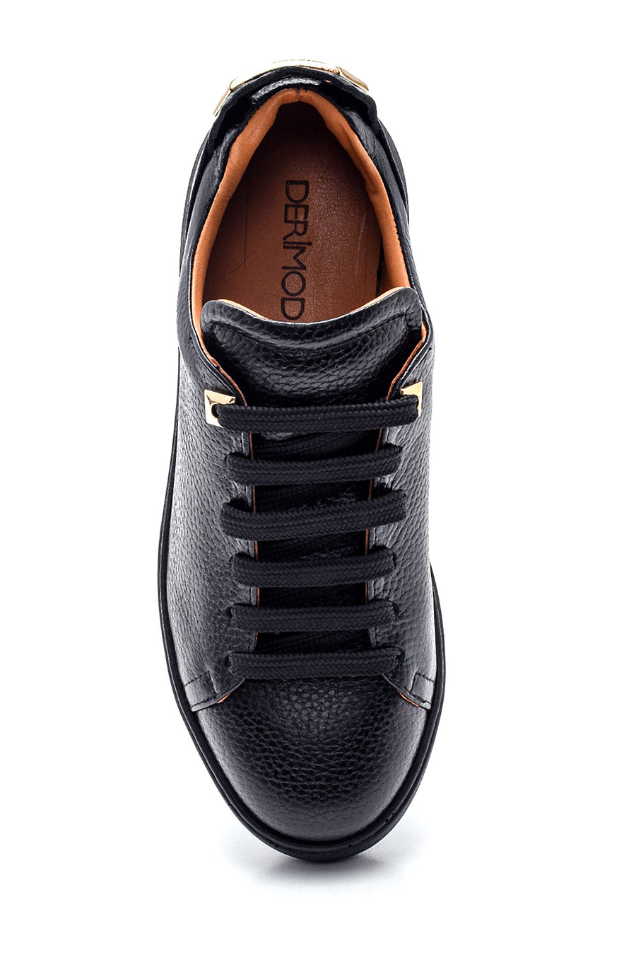 Kadın Deri Baskılı Sneaker