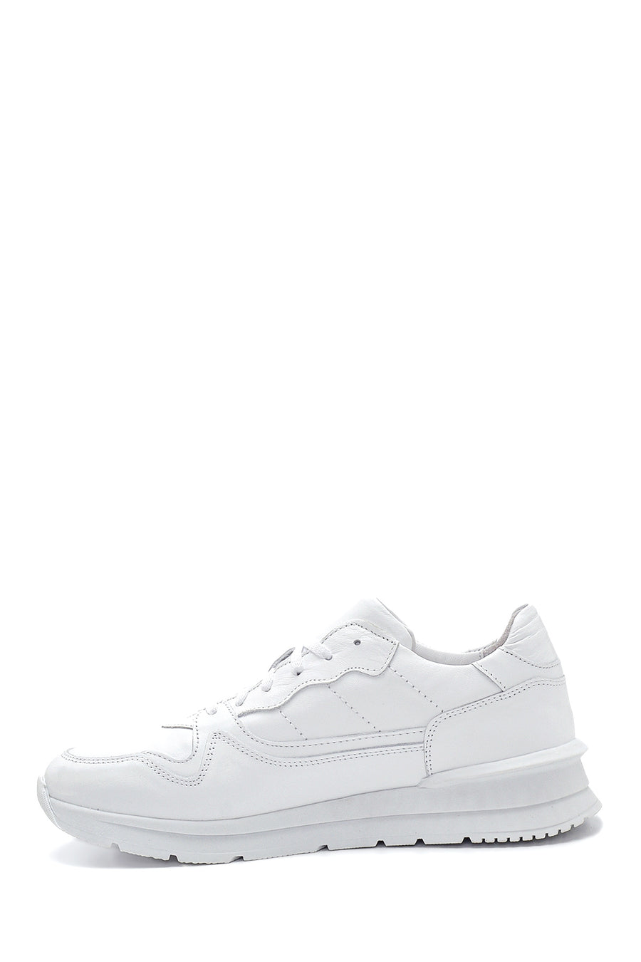 Erkek Beyaz Deri Sneaker