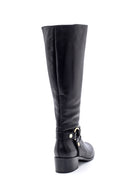 Women's Leather Heeled Boots | Derimod