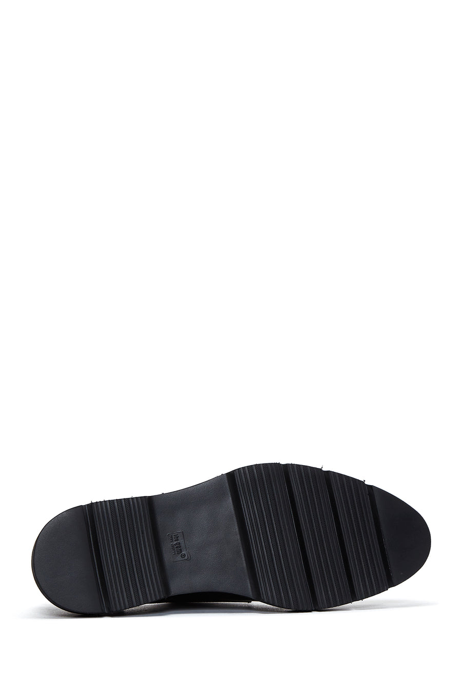 Men's Black Double Buckle Leather Casual Shoes