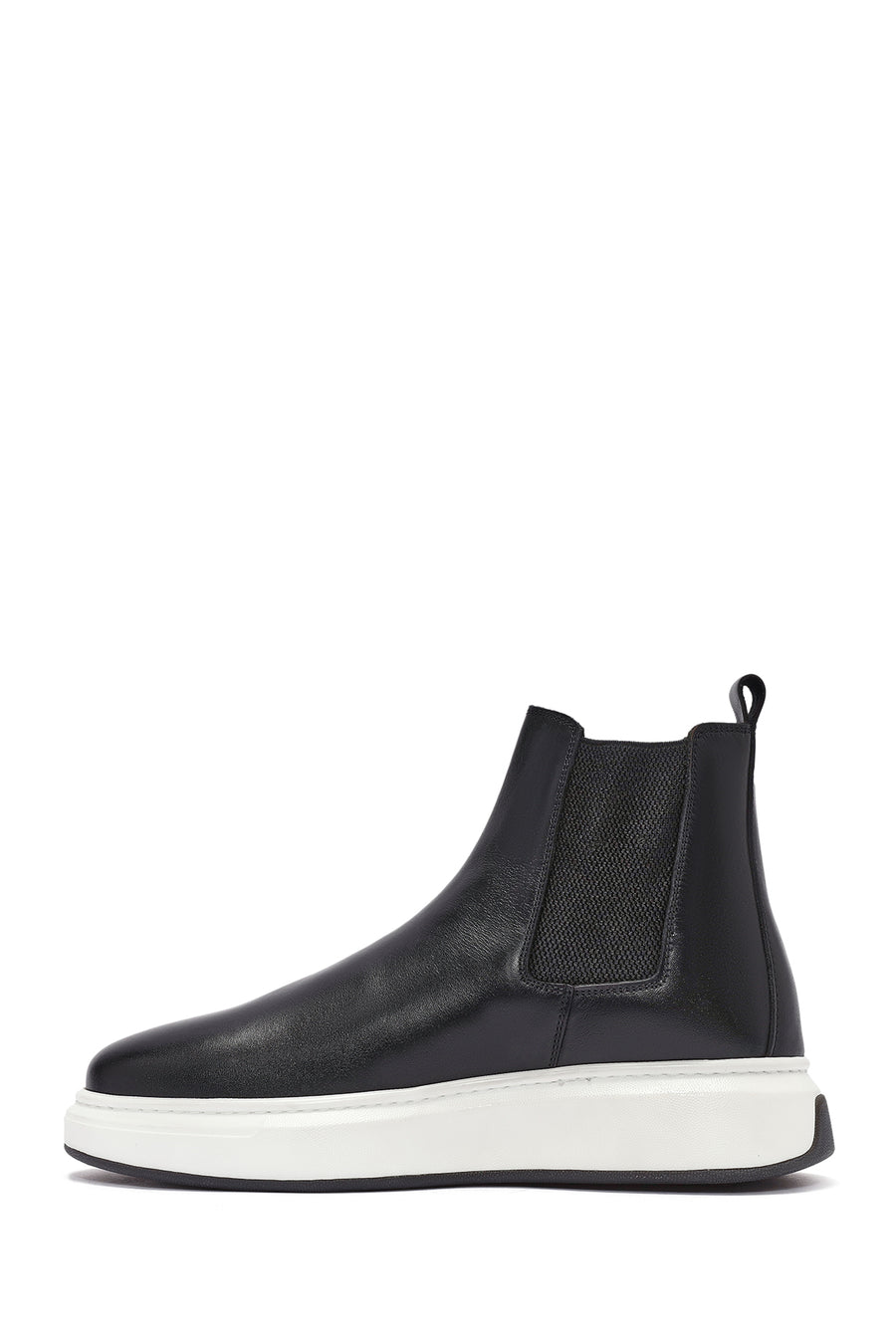 Men's Black Leather Chelsea Boots