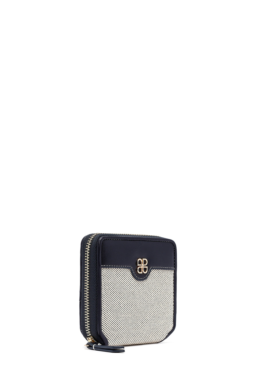Women's Navy Blue Patterned Wallet