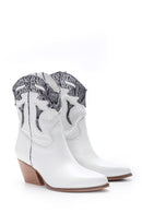 Women's Crocodile Detailed Boots | Derimod