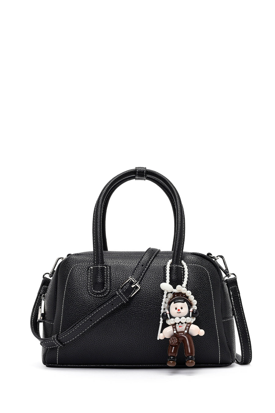 Women's Black Long Strap Charm Handbag 26PBD2721FT | Derimod