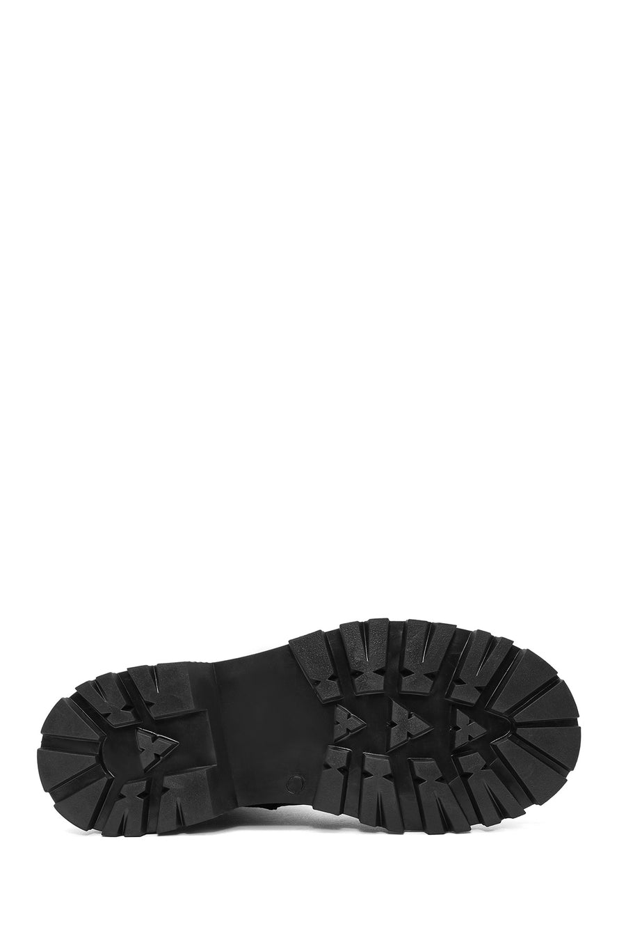 Men's Black Zippered Leather Casual Boots