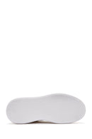 Women's White Lace-Up Thick Soled Sneaker | Derimod