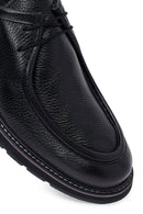 Male Black Lace-Up Leather Casual Shoes | Derimod