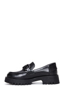 Kadın Deri Zİncirli Loafer | Derimod