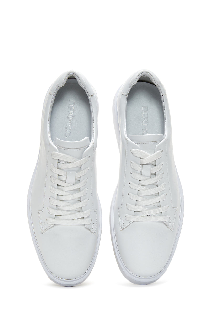 Erkek Beyaz Deri Sneaker