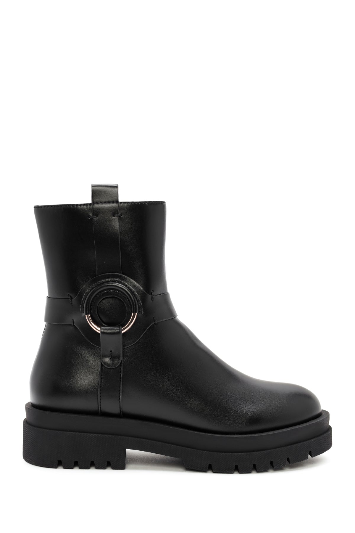 Women's Black Zipper Boots 24WFE402218 | Derimod
