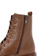 Women's Tan Leather Boots | Derimod