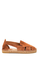 Women's Leather Suede Espadrilles | Derimod