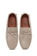 Erkek Vizon Süet Deri Casual Loafer | Derimod