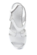 Women's Comfort Wedge Heel Leather Sandals | Derimod