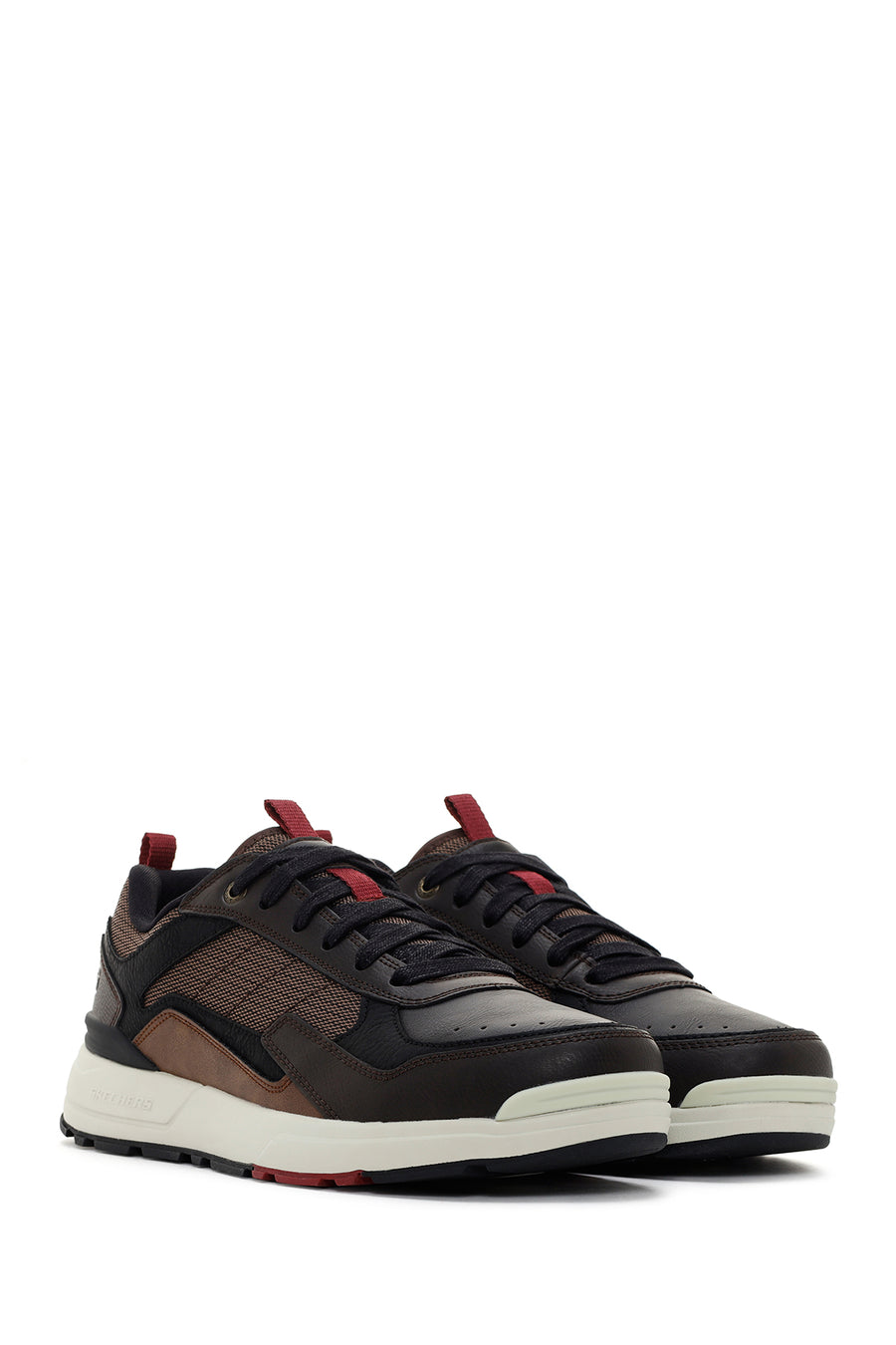 Skechers Erkek Kahverengi Rozier Willron Deri Sneaker