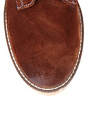 Lace-Up Women's Suede Boots | Derimod