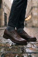 Male Brown Lace-Up Leather Casual Shoes | Derimod