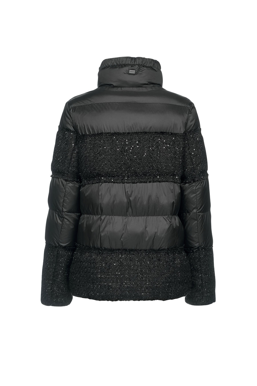 Geox Women's Black Manilva Sequin Detailed Coat