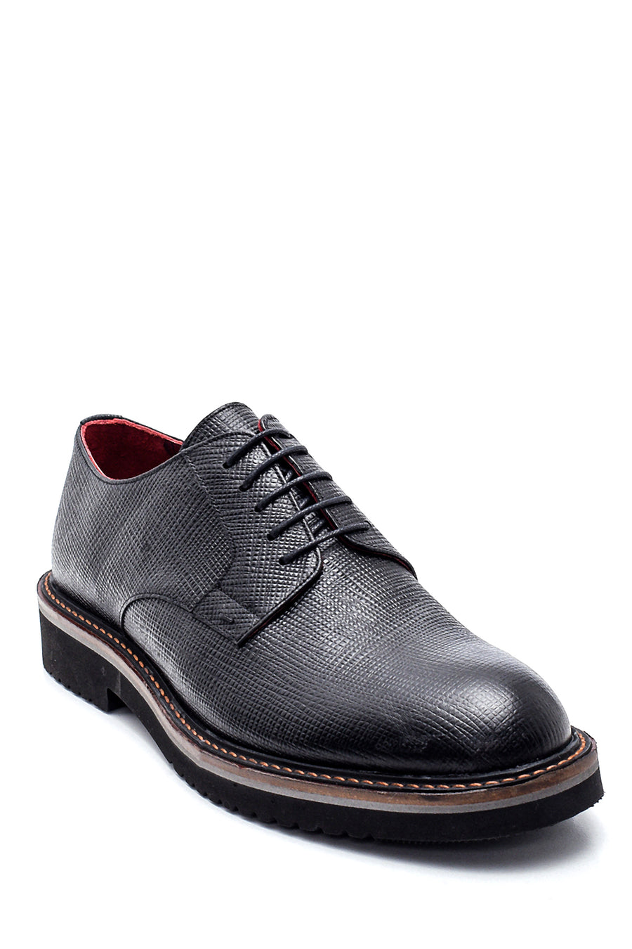 Men's Leather Printed Shoes