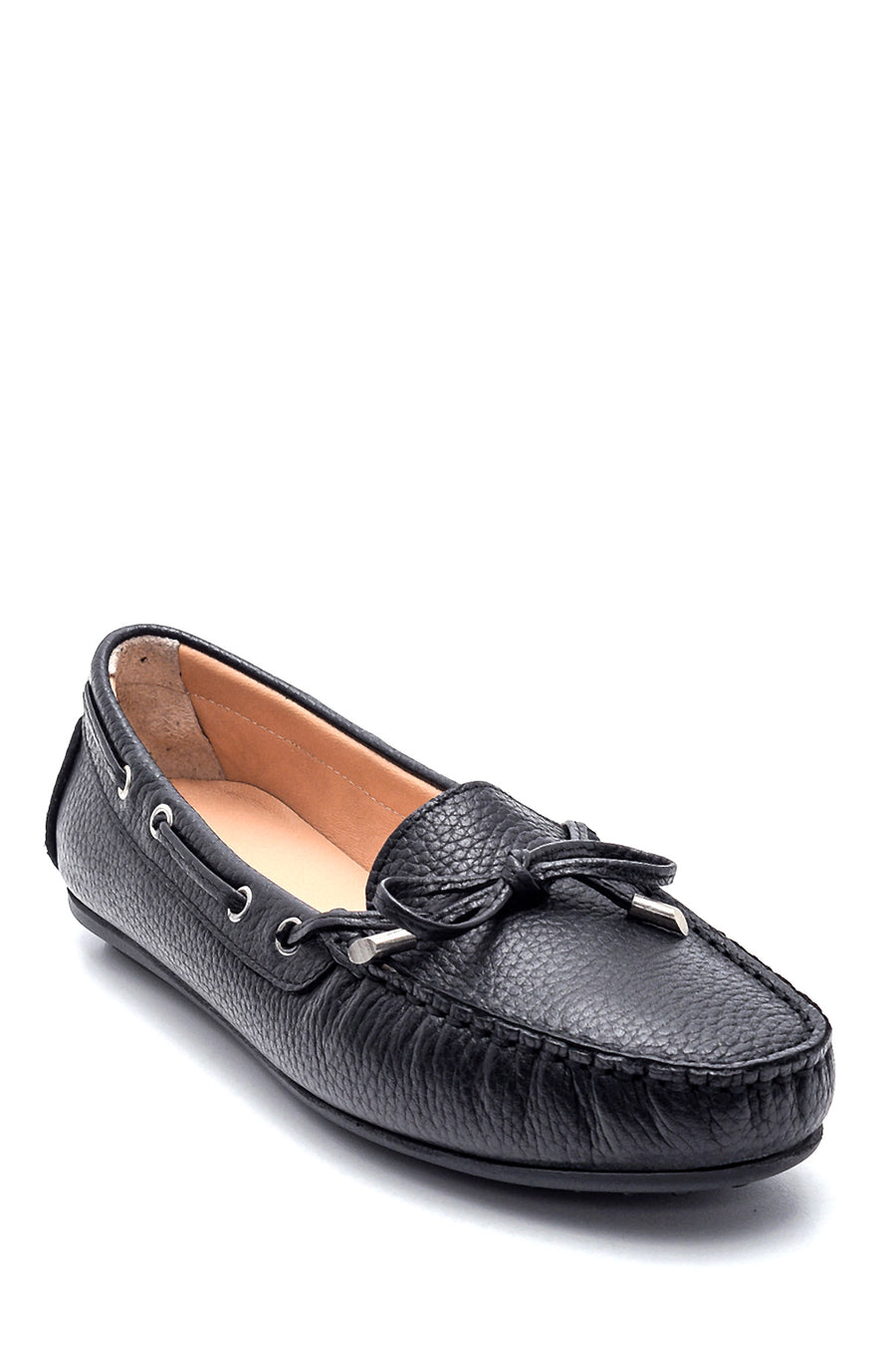 Kadın Deri Fiyonklu Loafer