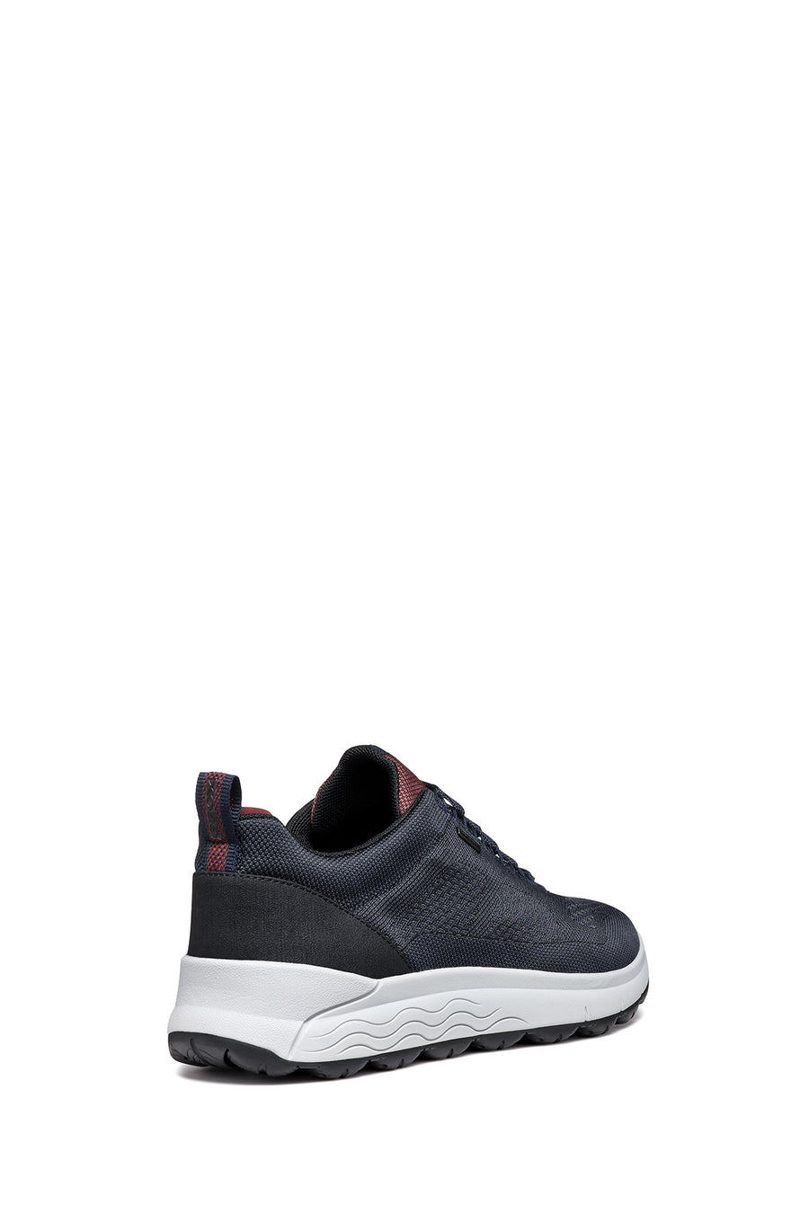 Geox Men's Navy Blue Spherica 4x4 Abx Laced Waterproof Leather Sneaker