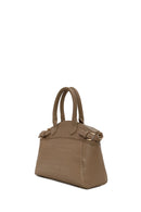 Woman Mink Long-Strap Croc-Pattern Classic Shoulder Bag | Derimod