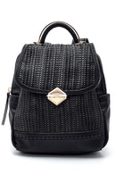 Women's Knitted Detailed Backpack | Derimod