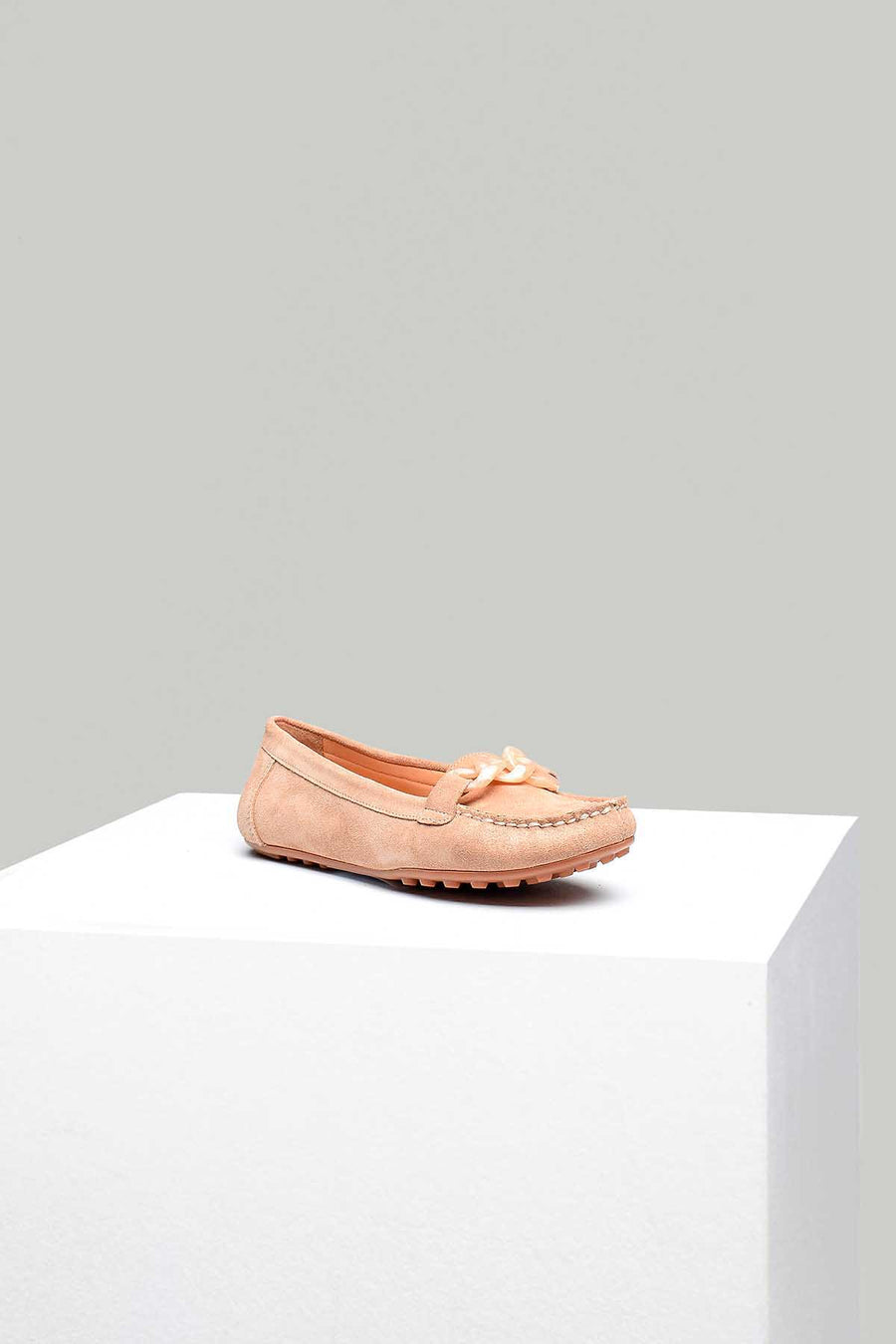 Pudra Kadın Süet Loafer 18SFD140210 | Derimod