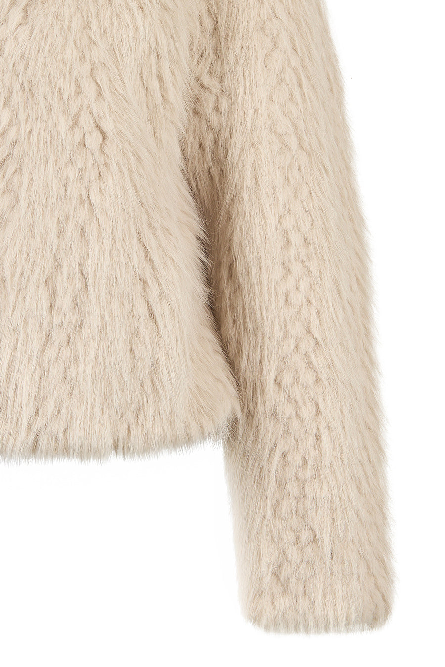 Andermatt Woman White Short Teddy Coats