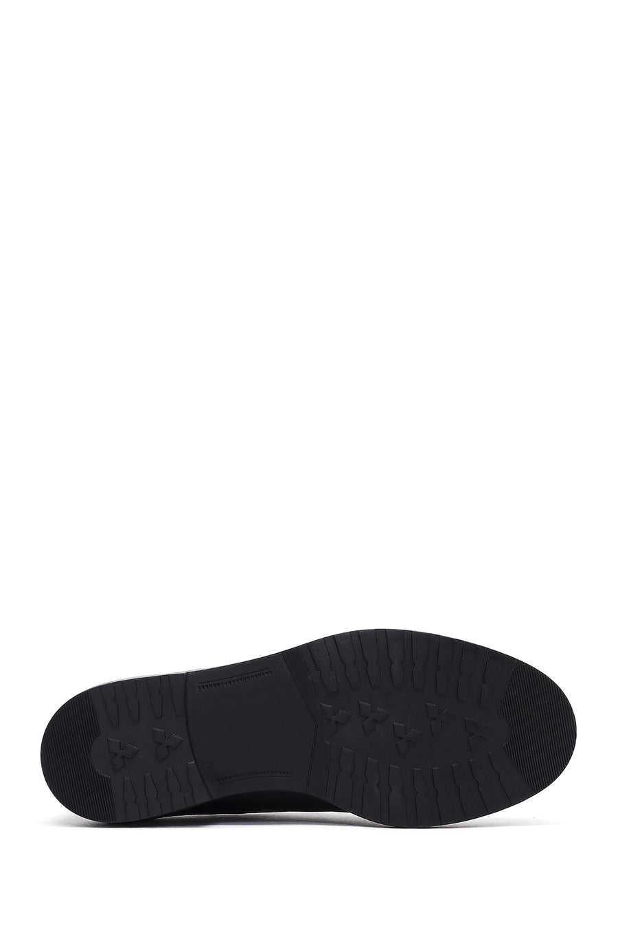 Woman Black Laced Leather Oxford Shoes