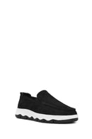 Erkek Siyah Nubuk Deri Comfort Loafer | Derimod