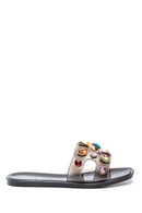 Women's Stone Detailed Casual Slippers | Derimod