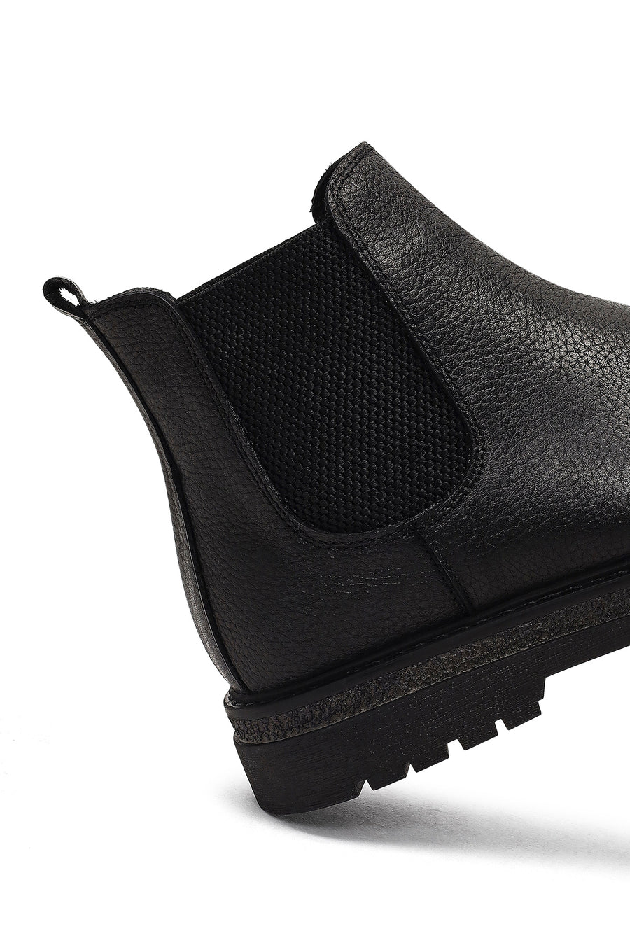 Male Black Leather Chelsea Boots