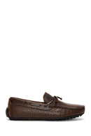 Men's Leather Printed Loafer | Derimod