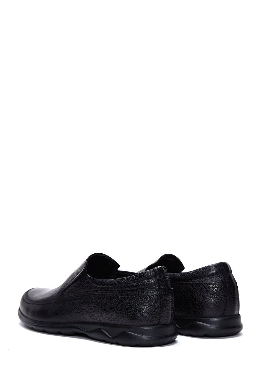 Erkek Siyah Deri Casual Loafer