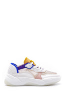 Women's Blue Transparent Detailed Sneaker | Derimod