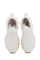Women's White Thick Soled Sneaker | Derimod
