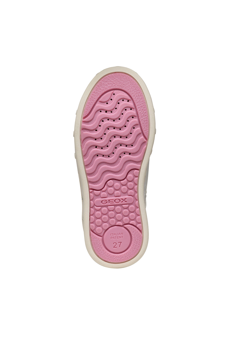 Geox Kız Çocuk Beyaz Skylin Bağcıklı Desenli Bilekli Sneaker