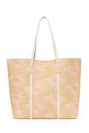 Woman Yellow Printed Shoulder Bag | Derimod